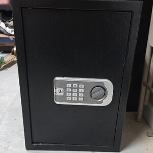 Black Safe with Digital Lock
